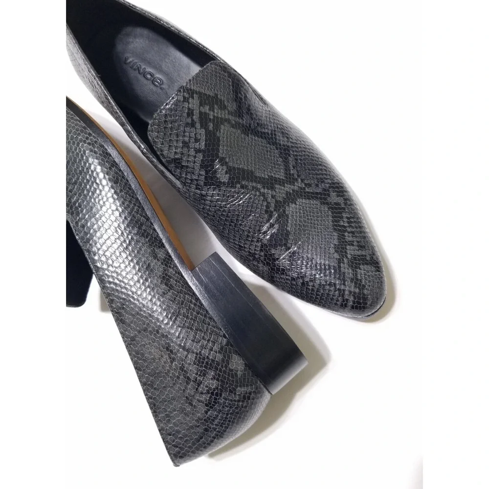 Vince toe sleek leather